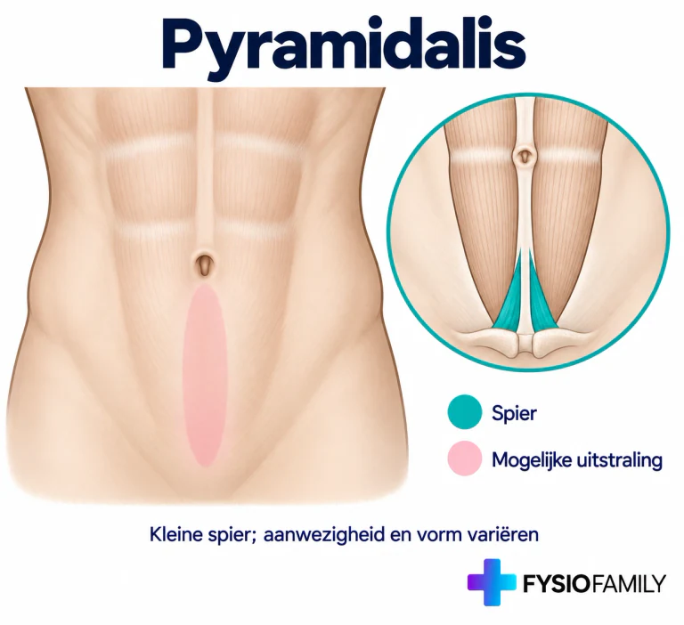 Figuur 49.7D. De eigen beperkte middellijnverwijzing van pyramidalis.